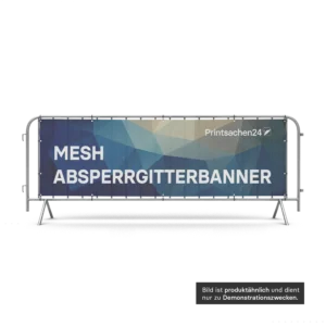Absperrgitterbanner Mesh