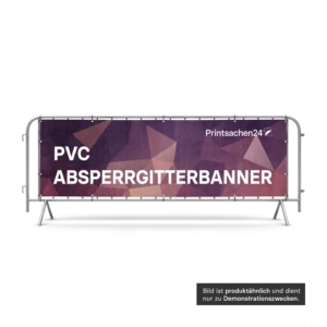 Absperrgitterbanner PVC
