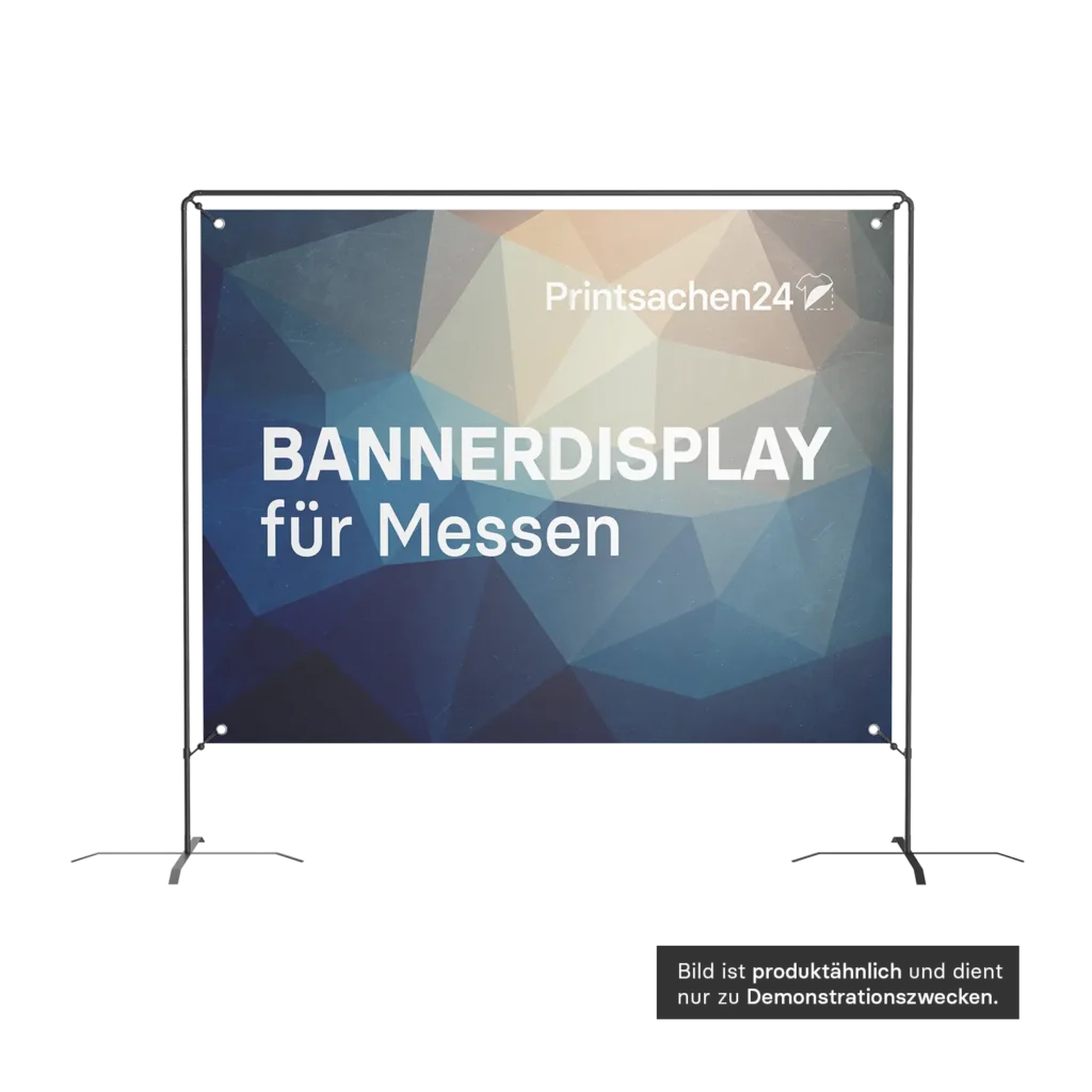 Bannerdisplay für Messen