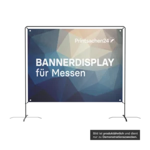 Bannerdisplay für Messen